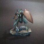 Front view of a D&D character