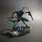 Side view of a D&D character