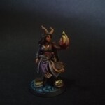 Front view of a D&D character